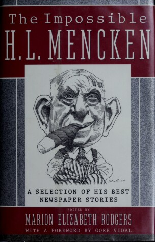 Book cover for The Impossible H L. Mencken