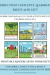 Book cover for Printable Kindergarten Worksheets (Direction concepts - left and right)