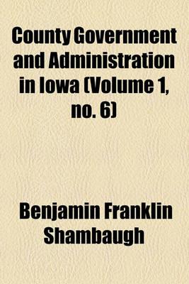 Book cover for Applied History Volume 1, No. 6