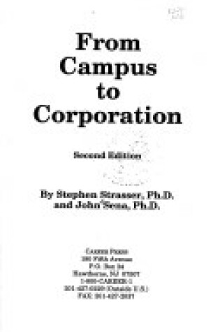 Cover of From Campus to Corporation