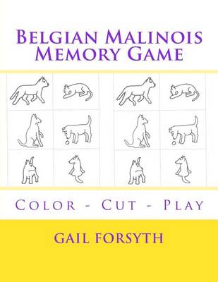 Book cover for Belgian Malinois Memory Game