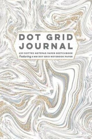 Cover of Dot Grid Journal 6x9 Dotted Notepad Paper Sketchbook Featuring 5 mm Dot Grid Notebook Paper