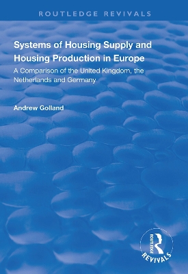 Cover of Systems of Housing Supply and Housing Production in Europe