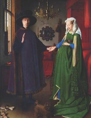 Cover of Arnolfini Portrait Black Pages Notebook