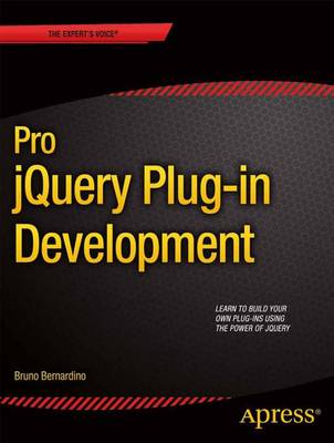 Book cover for Pro JQuery Plug-in Development