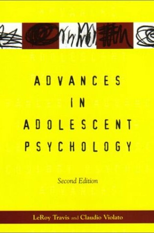 Cover of Advances in Adolescent Psychology