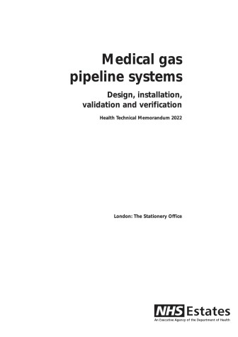 Cover of Medical gas pipeline systems