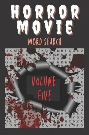 Cover of Horror Movie Word Search Volume Five