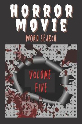 Book cover for Horror Movie Word Search Volume Five
