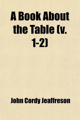 Book cover for A Book about the Table (Volume 1-2)
