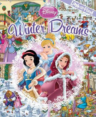 Book cover for Disney Princess Winter Dreams Look & Find Book