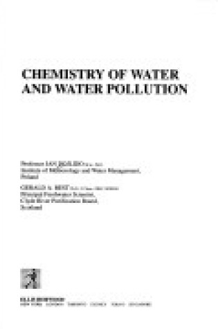 Cover of Chemistry Water Water Pollution