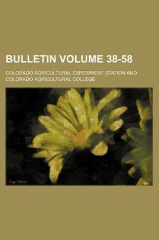 Cover of Bulletin Volume 38-58