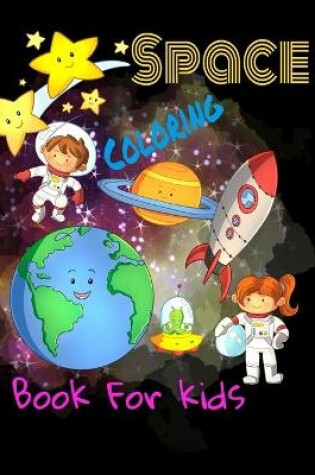 Cover of Space coloring book for kids