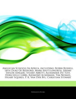 Cover of Articles on Anglican Schools in Africa, Including