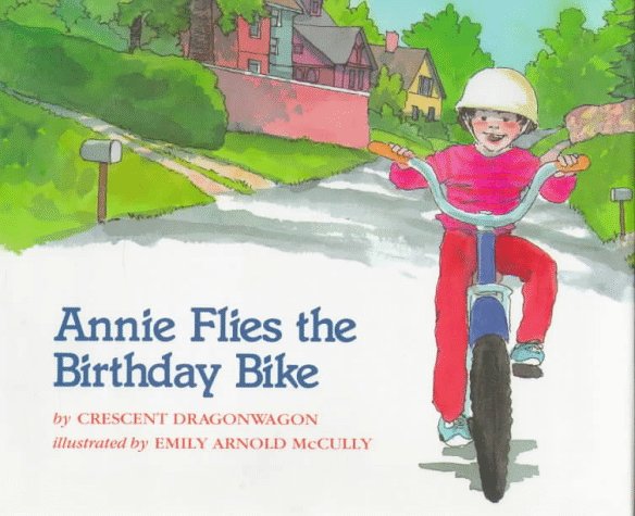 Book cover for Annie Flies the Birthday Bike
