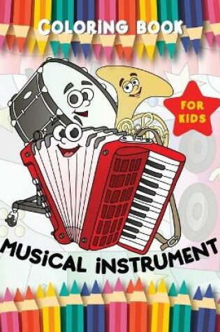 Cover of Musical Instrument Coloring Book