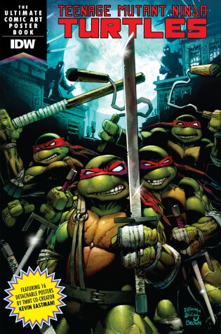Cover of Teenage Mutant Ninja Turtles: The Ultimate Comic Art Poster Book