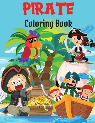 Book cover for Pirate Coloring Book