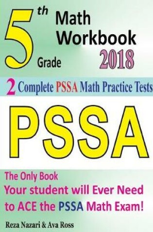 Cover of 5th Grade PSSA Math Workbook 2018