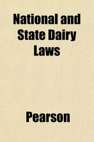 Cover of National and State Dairy Laws