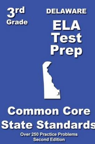 Cover of Delaware 3rd Grade ELA Test Prep