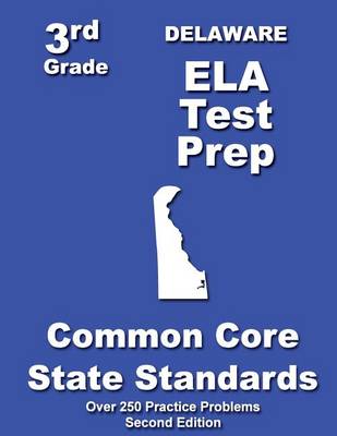 Book cover for Delaware 3rd Grade ELA Test Prep