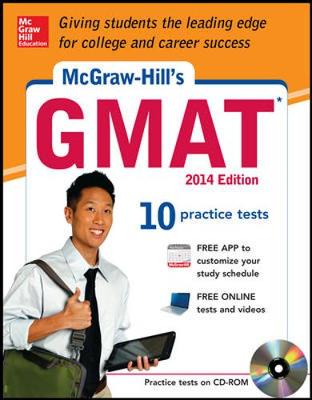 Book cover for McGraw-Hill's GMAT with CD-ROM, 2014 Edition