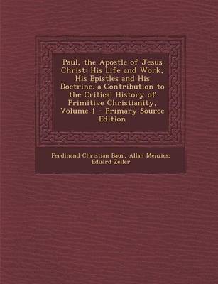 Book cover for Paul, the Apostle of Jesus Christ