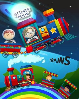 Book cover for Sticker Book Trains