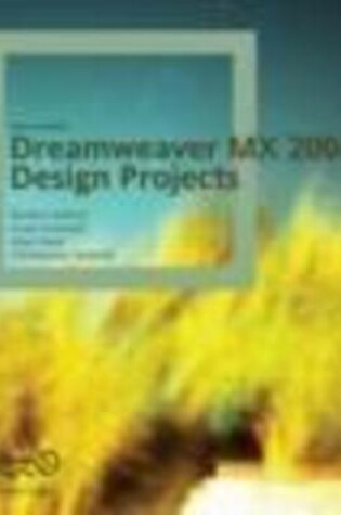 Cover of Dreamweaver MX 2004 Design Projects
