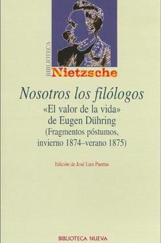 Cover of Nosotros Los Filologos