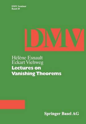 Cover of Lectures on Vanishing Theorems