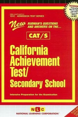 Cover of California Achievement Test a Secondary School (CAT/S)