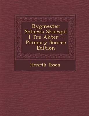 Book cover for Bygmester Solness