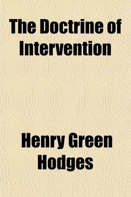 Book cover for The Doctrine of Intervention