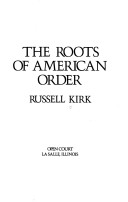 Book cover for Roots of American Order