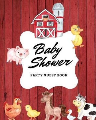 Book cover for Baby Shower Party Guest Book