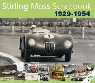 Book cover for Stirling Moss Scrapbook 1929 - 1954