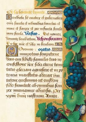 Book cover for Carnet Ligné Heures Anne de Bretagne, Raisin