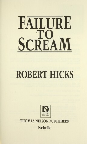 Book cover for Failure to Scream