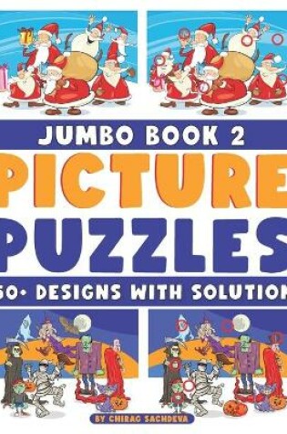 Cover of Picture Puzzles - Jumbo Book 2 - 50+ Designs with Solution