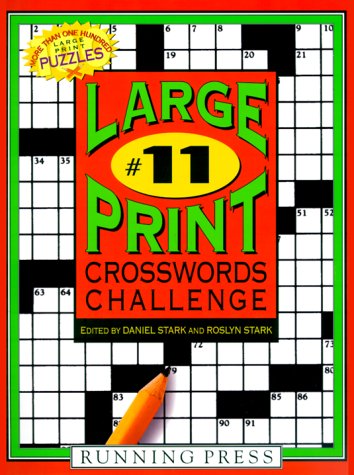 Book cover for Large-Print Crosswords Challenge #11