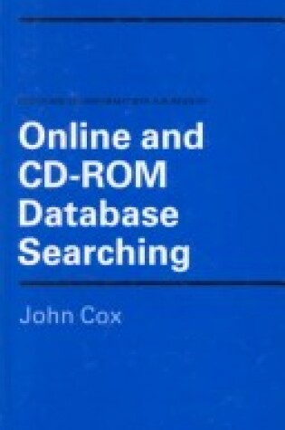 Cover of Key Guide to Information Sources in Online and CD-ROM Database Searching