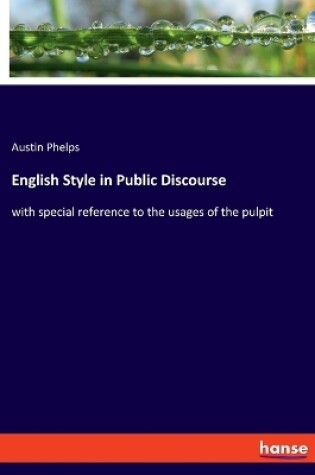 Cover of English Style in Public Discourse