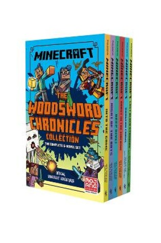 Cover of Minecraft Woodsword Chronicles 6 Book Slipcase