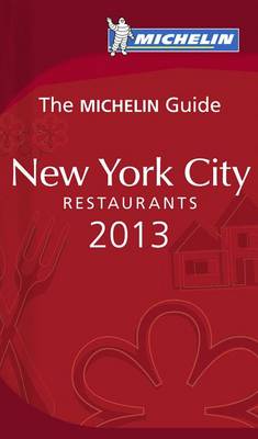 Book cover for Michelin Guide New York City 2013