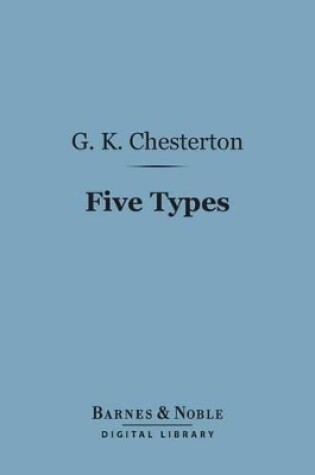 Cover of Five Types: A Book of Essays (Barnes & Noble Digital Library)