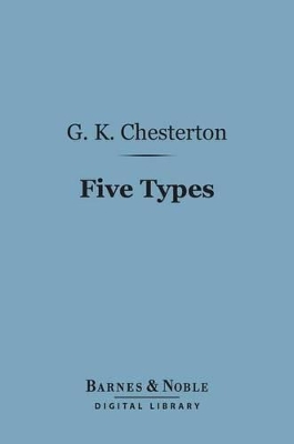 Book cover for Five Types: A Book of Essays (Barnes & Noble Digital Library)