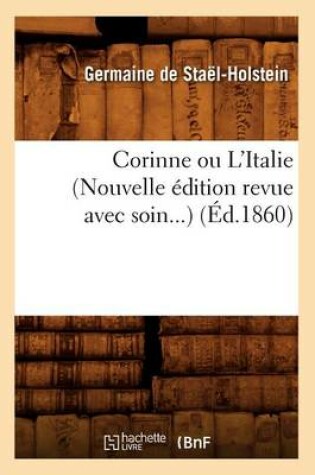 Cover of Corinne Ou l'Italie (�d.1860)